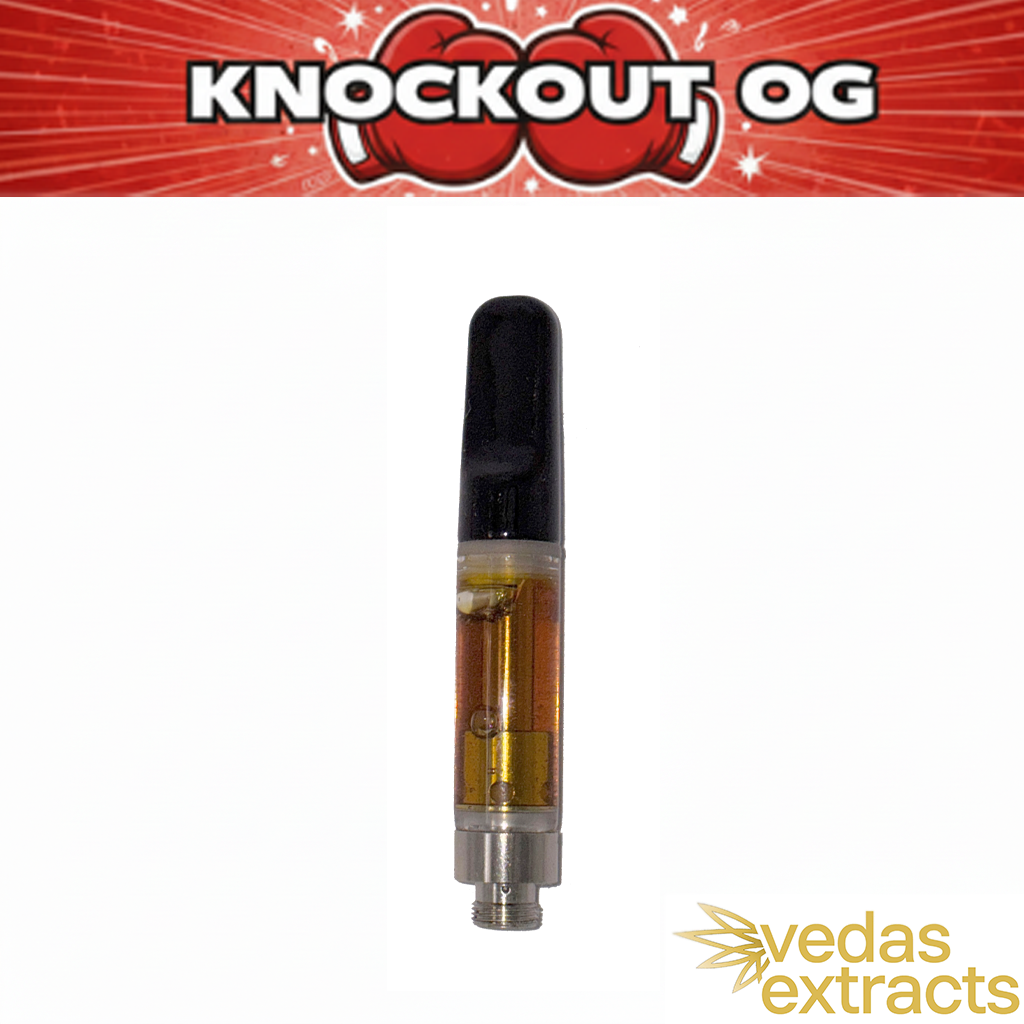 kockoutblk Vedas - Knockout OG aka Tyson OG 1000mg - Indica - Image 1