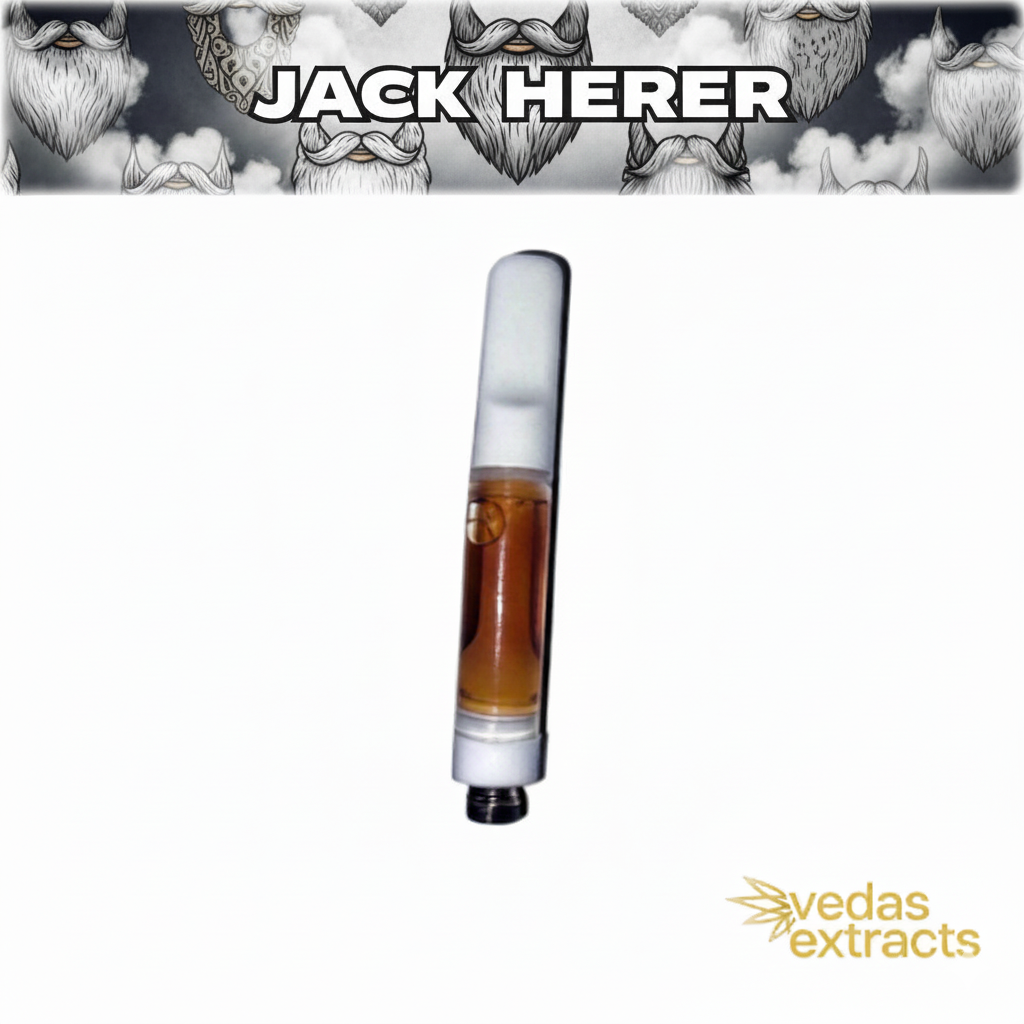 jack herer Vedas - Jack Herer Vape Cartridge 1000mg - Image 1