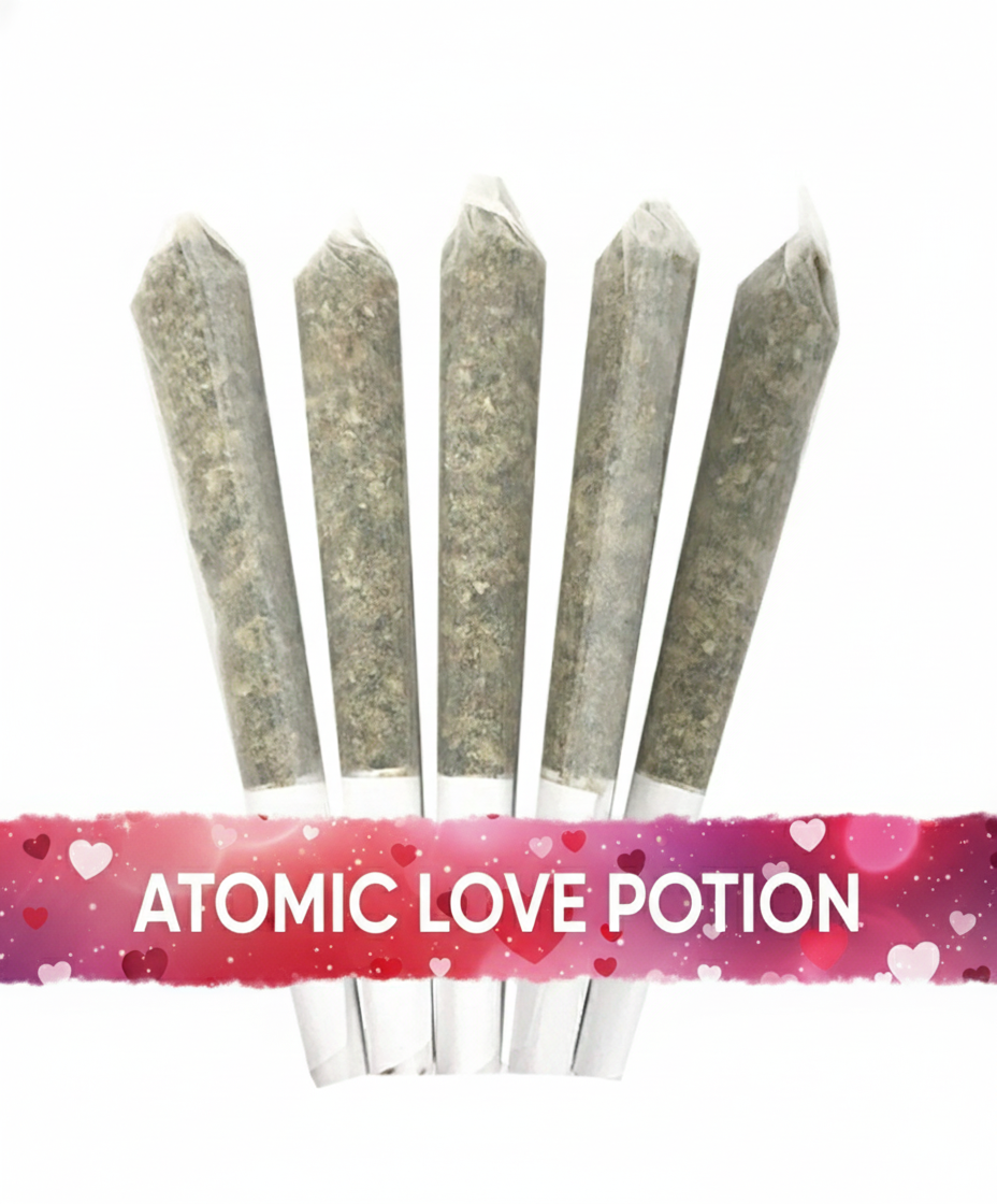 NEWATOMIC Pre-Rolled Atomic Love Potion (0.5g) - 5 PACK - Image 1