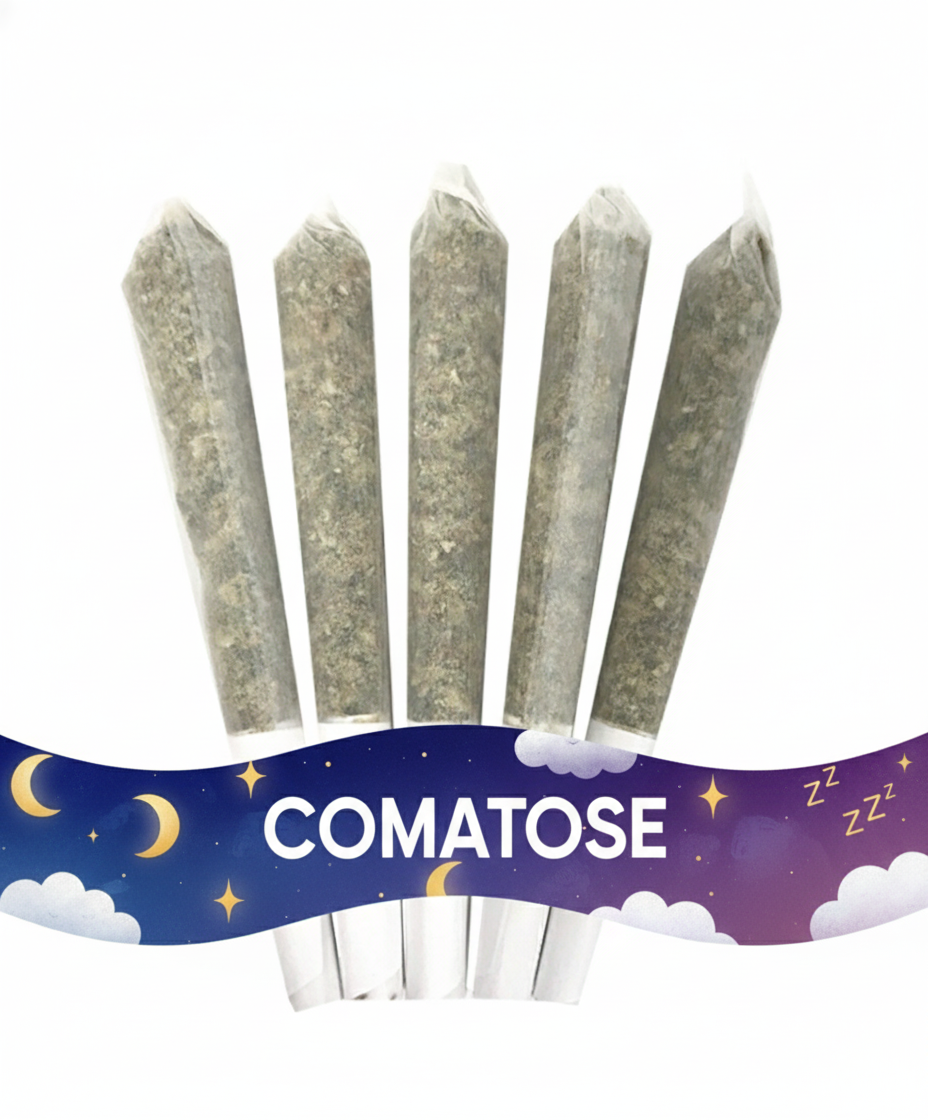 NEWCOMA Pre-Rolled Comatose (0.5g) - 5 PACK - Image 1