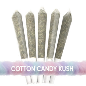 Pre-Rolled Cotton Candy Kush (0.5g) - 5 PACK