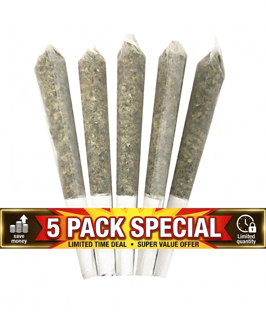 5PACKSPECIAL Mix and Match Pre-Roll 5 Packs - Pick 5 and One 5-Pack Will Be Free - Image 1